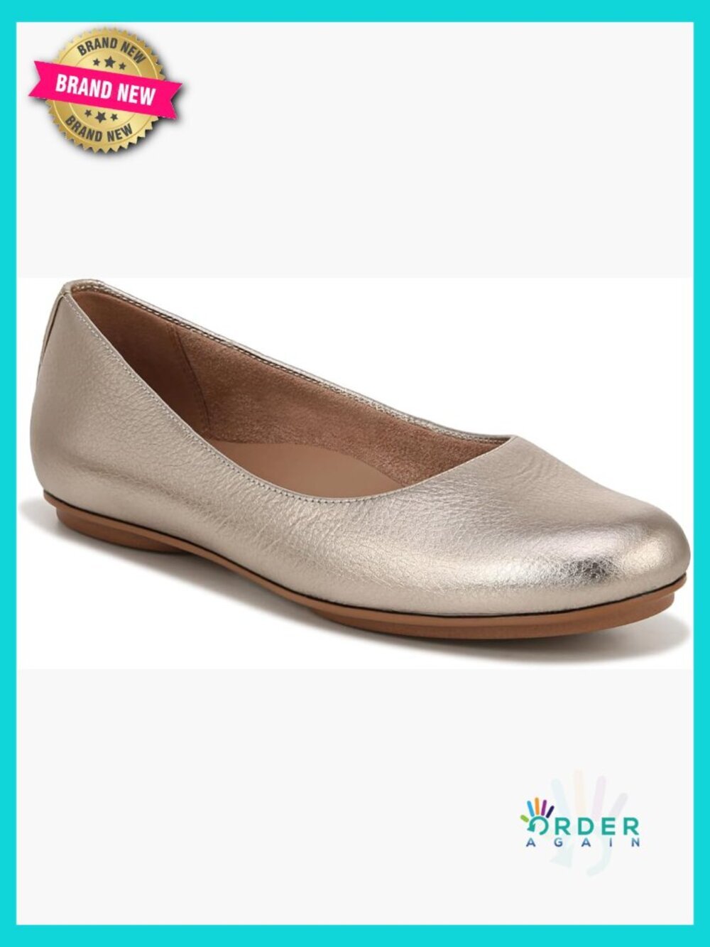 Women's Essential Ballet Flat with Cushioned Insole and Round Toe Slip On Style